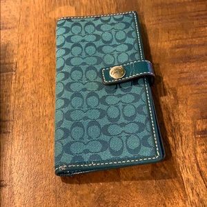 Coach Multi Card Case Checkbook Wallet